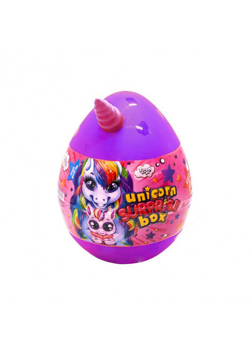 Набор для творчества в яйце "Unicorn Surprise Box" для девочки 21х21х31 см Danko Toys (257201694)