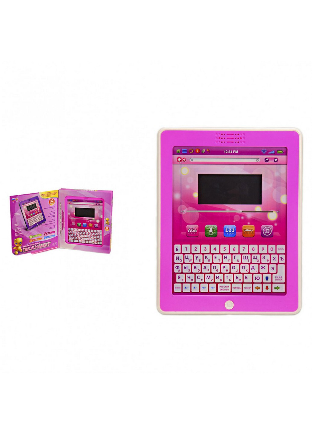 Розвиваючий дитячий планшет на русявий. та англ. мовами 22х3, 5х26 см Play Smart (257201595)