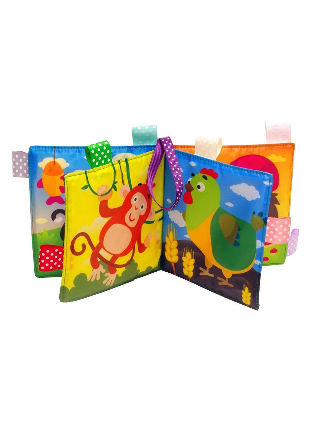 Мягкая книжка-пищалка "Кто что ест" 29х28х3 см Книжковий хмарочос (257201574)