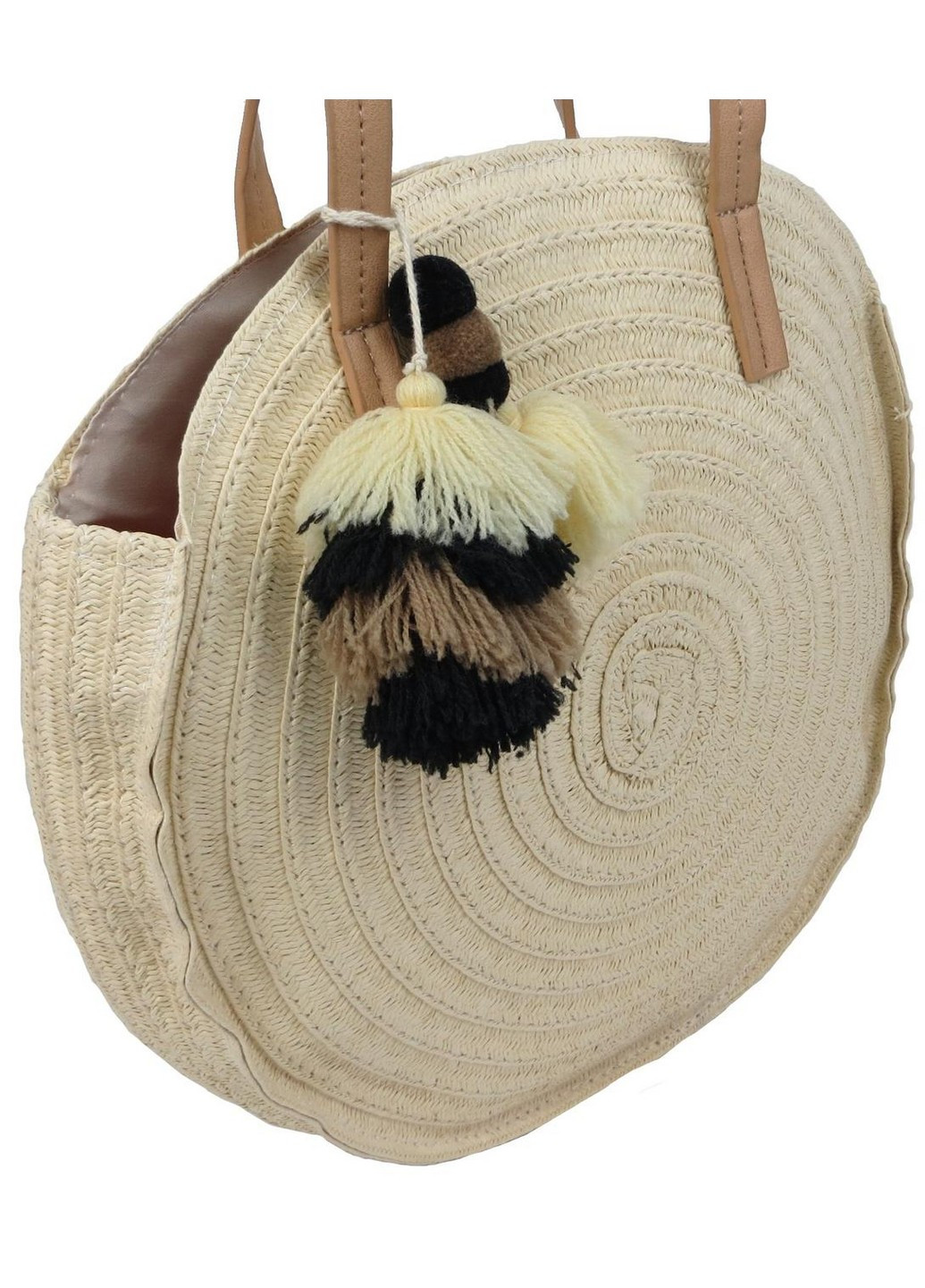 Екологічна солом'яна сумка плетена сумка жіноча 30х30х6 см Esmara (257201521)