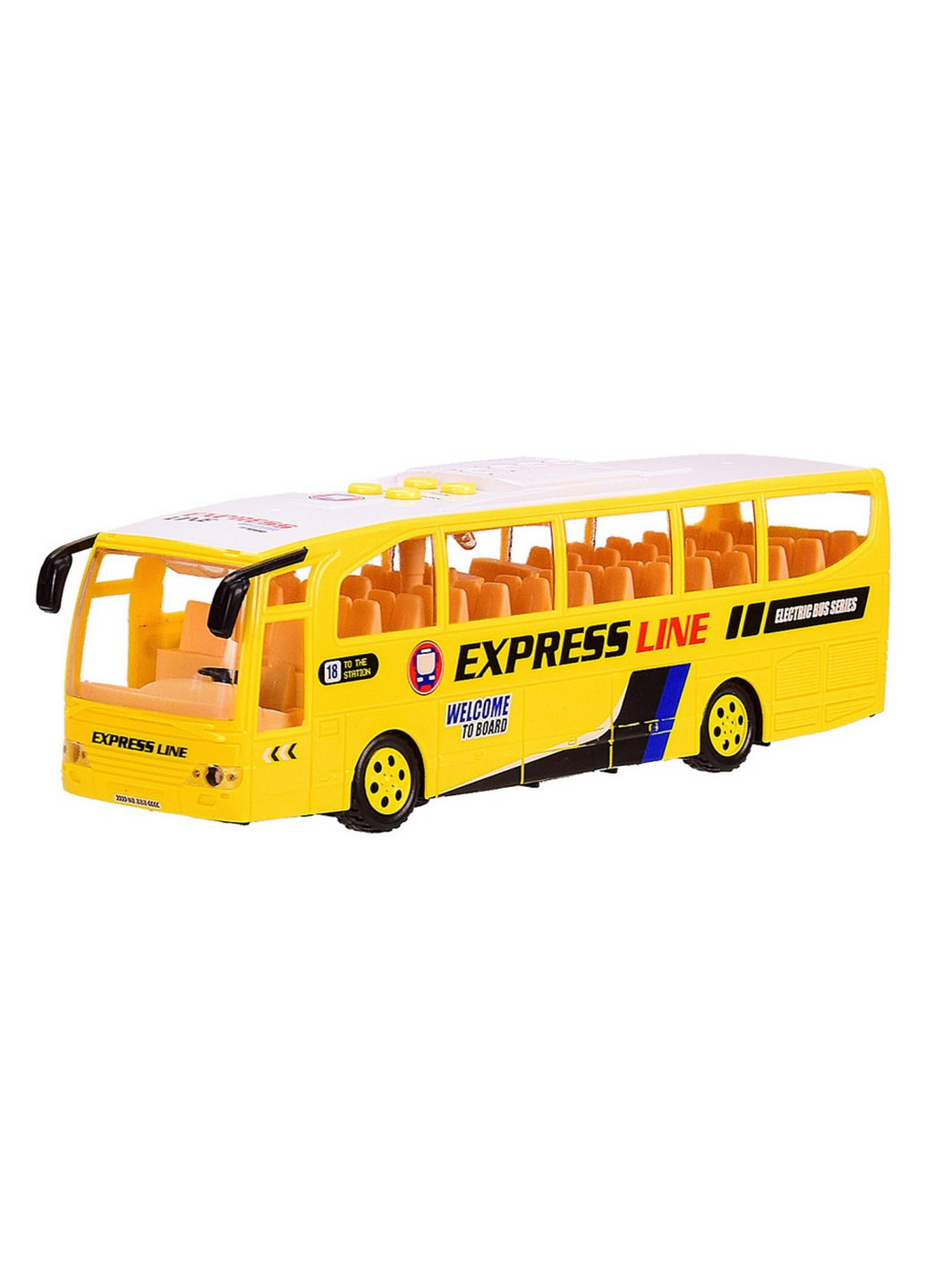 Игрушка детская Автобус со звуком и светом 18х10х38, 5 см Bambi (257202123)