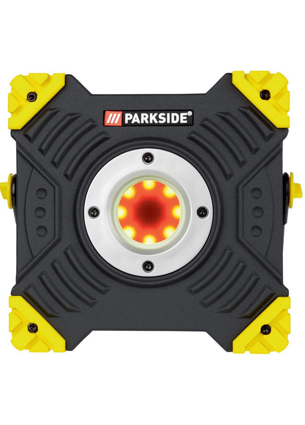 Лампа, ліхтар акумуляторна з вбудованим павербенком 3500 мАг 16,5 см Parkside (257201716)