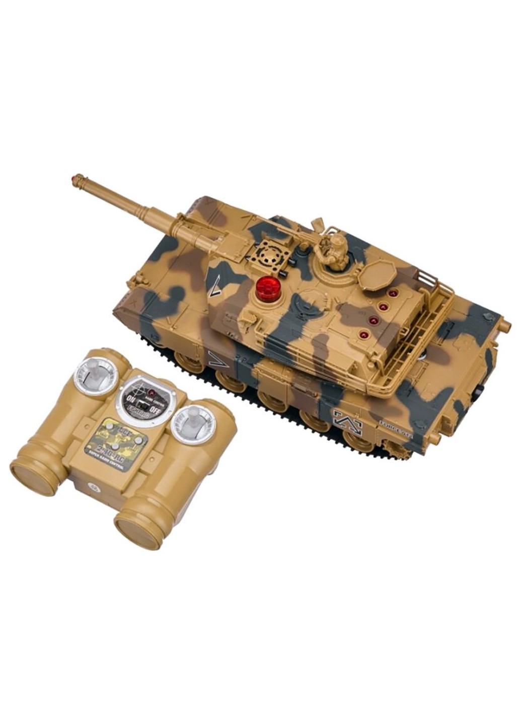 Детский танк на радиоуправлении на аккумуляторе 15х22,5х50 см Bambi (257202084)