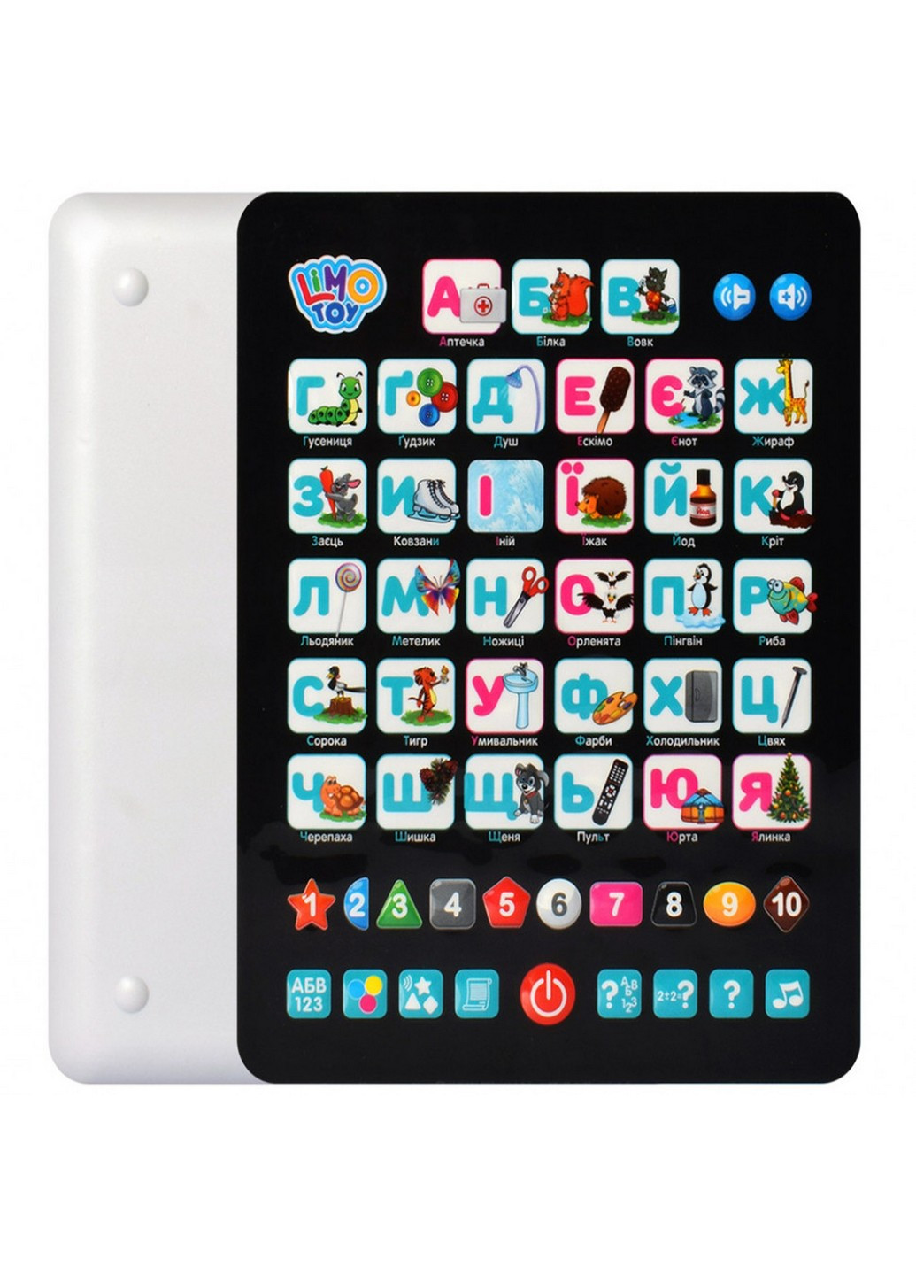 Дитячий планшет "Азбука" на укр. мовою 25х20х2 см Limo Toy (257201359)