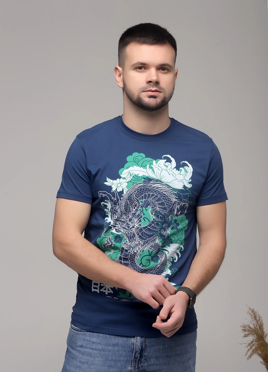 Синяя футболка Hope
