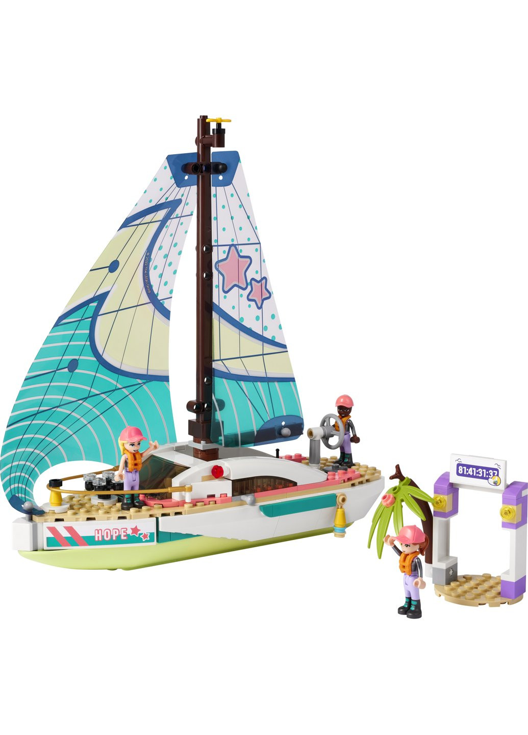 Конструктор Friends Приключения Стефани на парусной лодке 304 детали (41716) Lego (257224902)