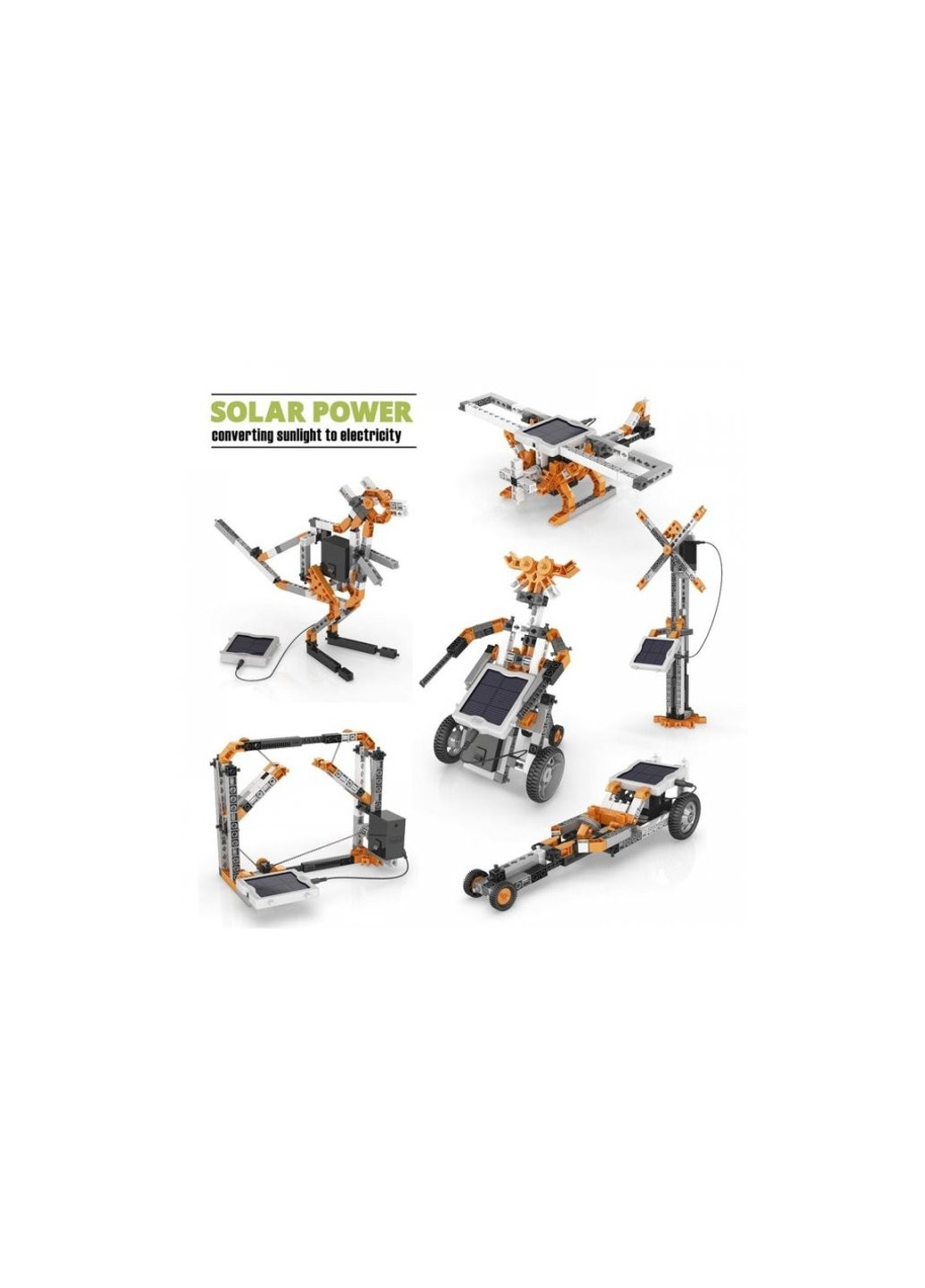 Конструктор Stem Перетворення сонячного світла на електрику (STEM30) Engino (257223267)