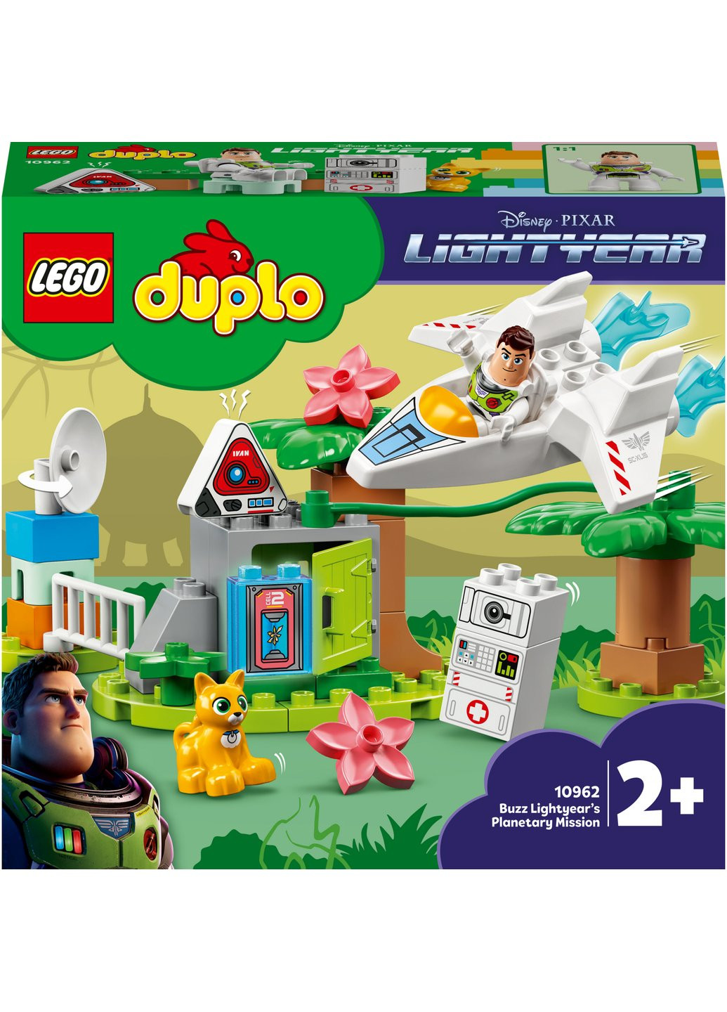 Конструктор DUPLO Disney Базз Спаситель та космічна місія (10962) Lego (257223971)