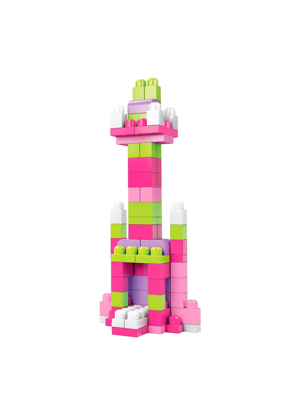 Конструктор розовый в мешке 80 деталей (DCH62) Mega Bloks (257223063)
