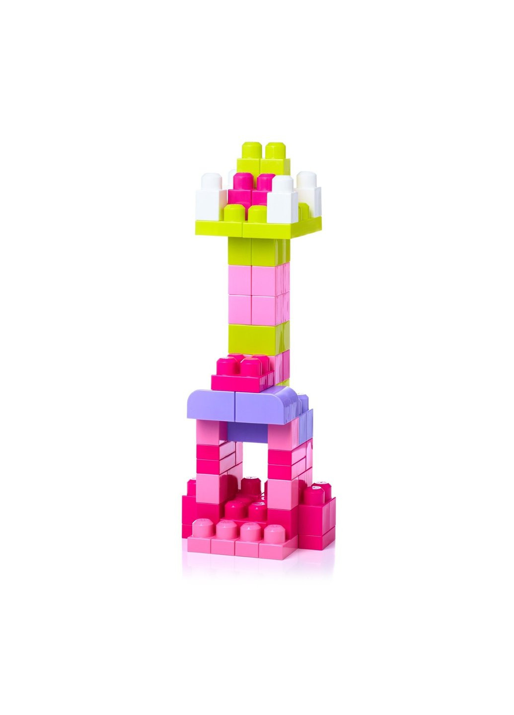 Конструктор розовый в мешке 60 деталей (DCH54) Mega Bloks (257223977)