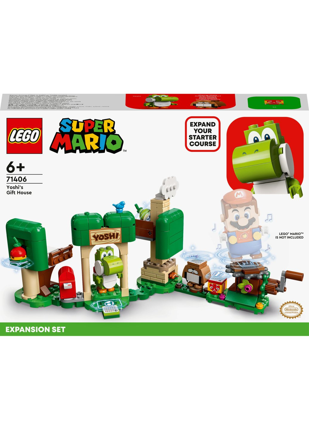 Конструктор Super Mario Додатковий набір «Будинок подарунків Йоші» (71406) Lego (257223966)