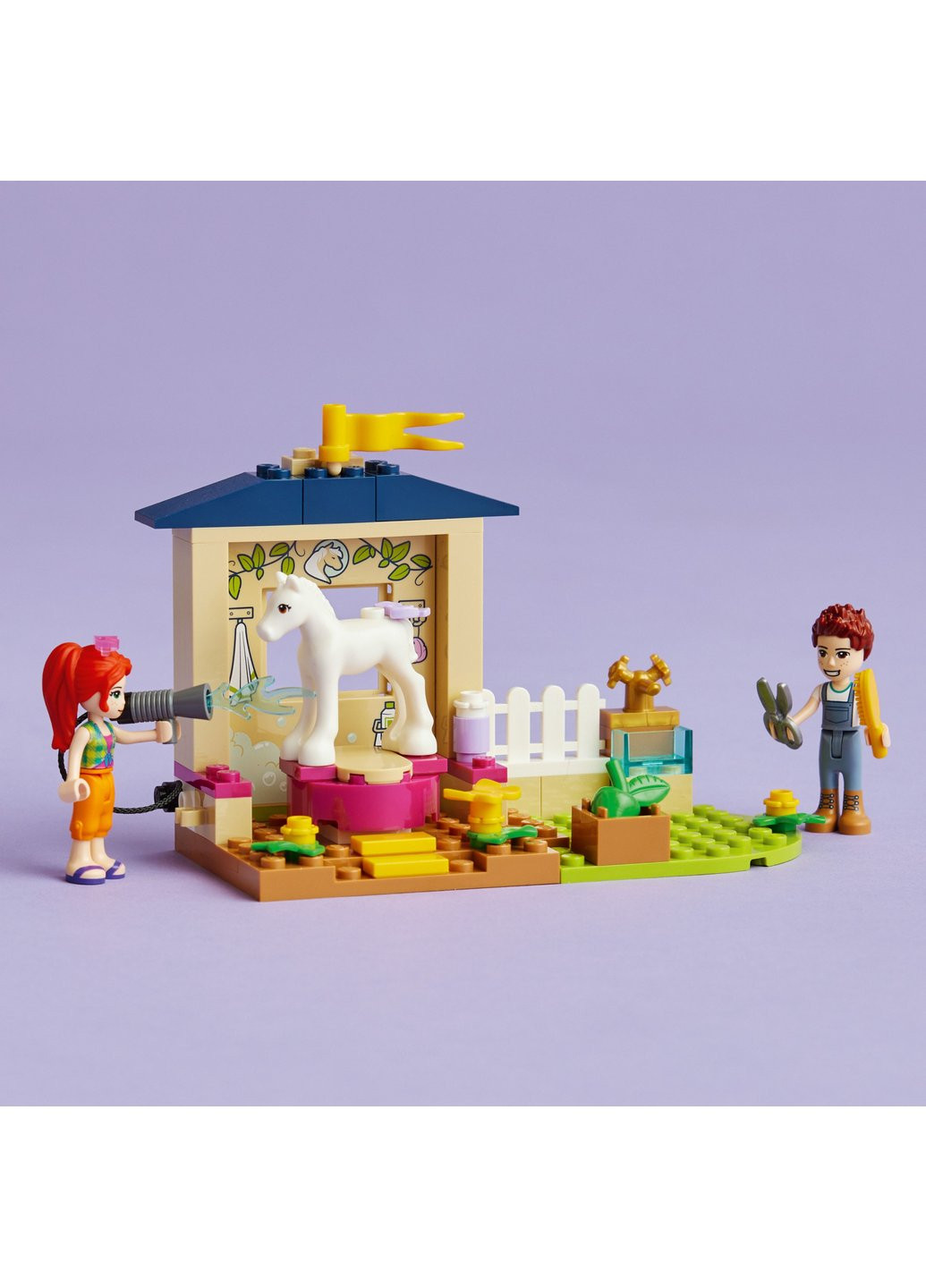 Конструктор Friends Конюшня для мытья пони 60 деталей (41696) Lego (257224905)