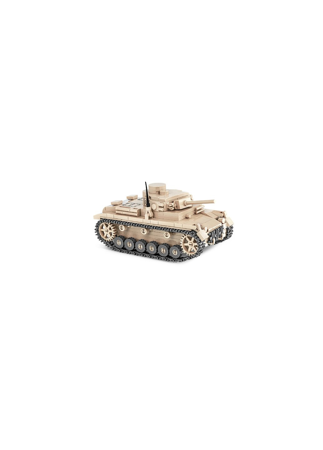 Конструктор Вторая Мировая Война Танк Panzer III, 292 деталей (-2712) Cobi (257224268)