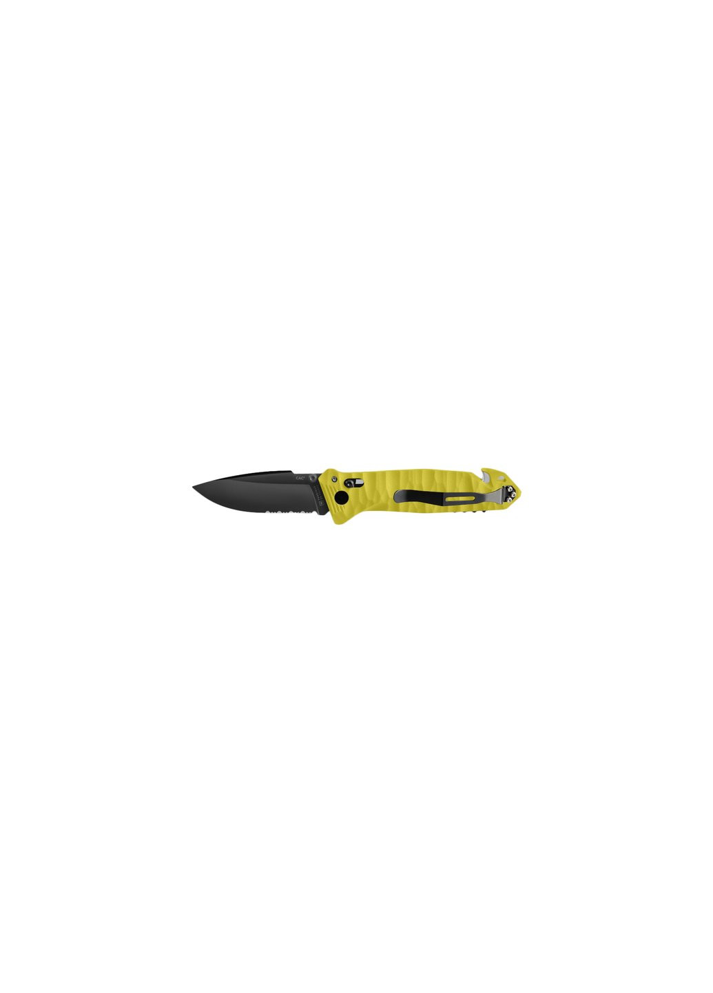Нож Outdoor CAC Nitrox Serrator PA6 Yellow (11060112) Power (257256870)