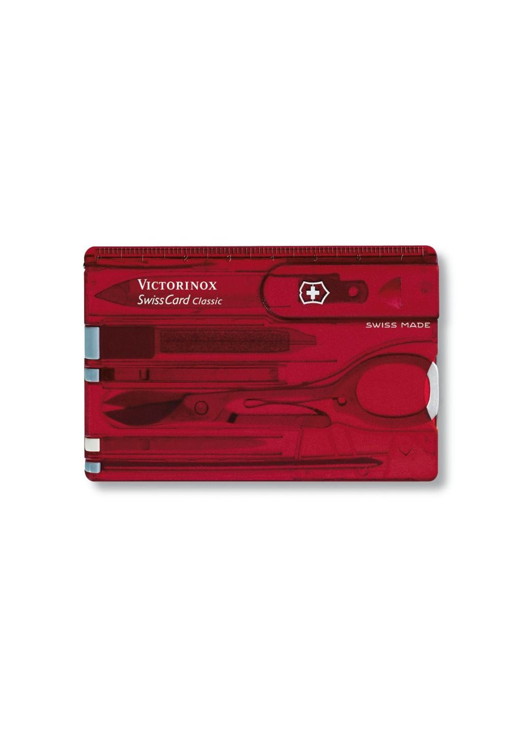 Ніж SwissCard Transparent Red Blister (0.7100.TB1) Victorinox (257256831)