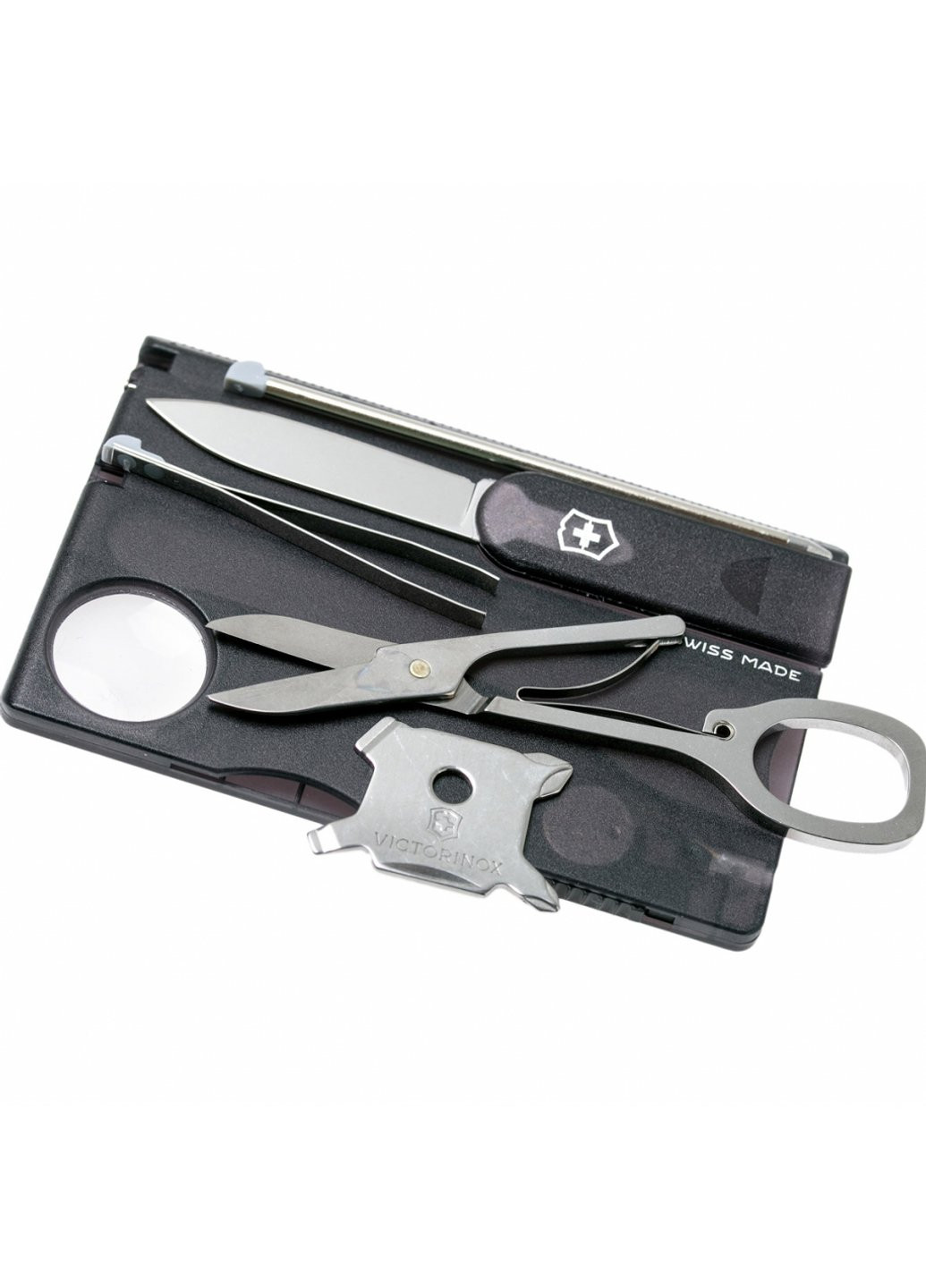 Ніж SwissCard Lite Transparent Black (0.7333.T3) Victorinox (257224008)