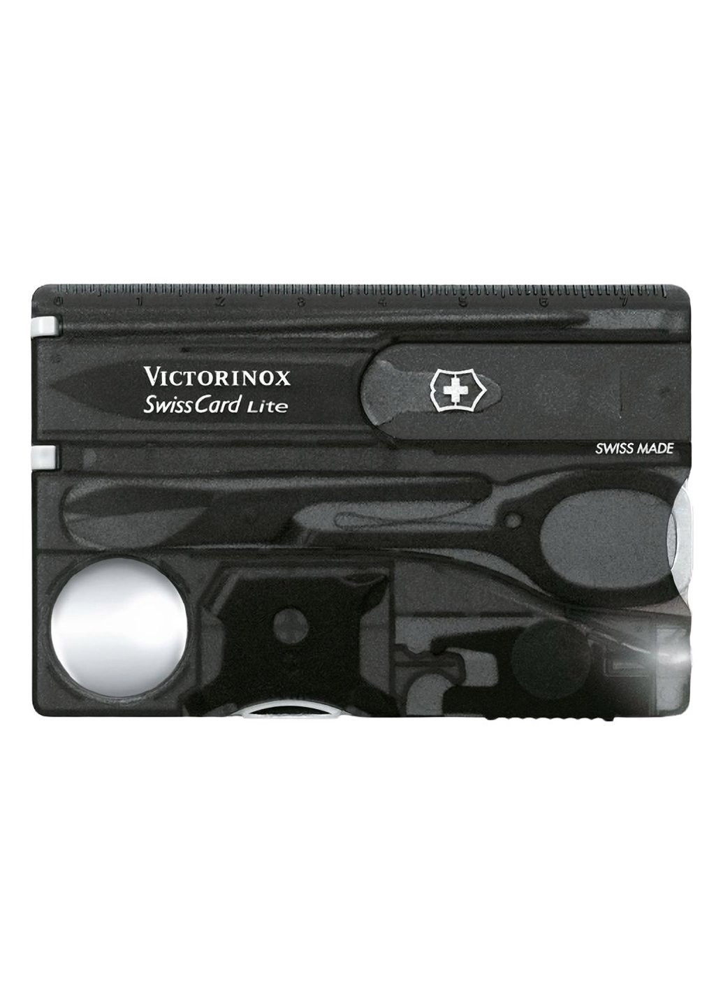 Ніж SwissCard Lite Transparent Black (0.7333.T3) Victorinox (257224008)