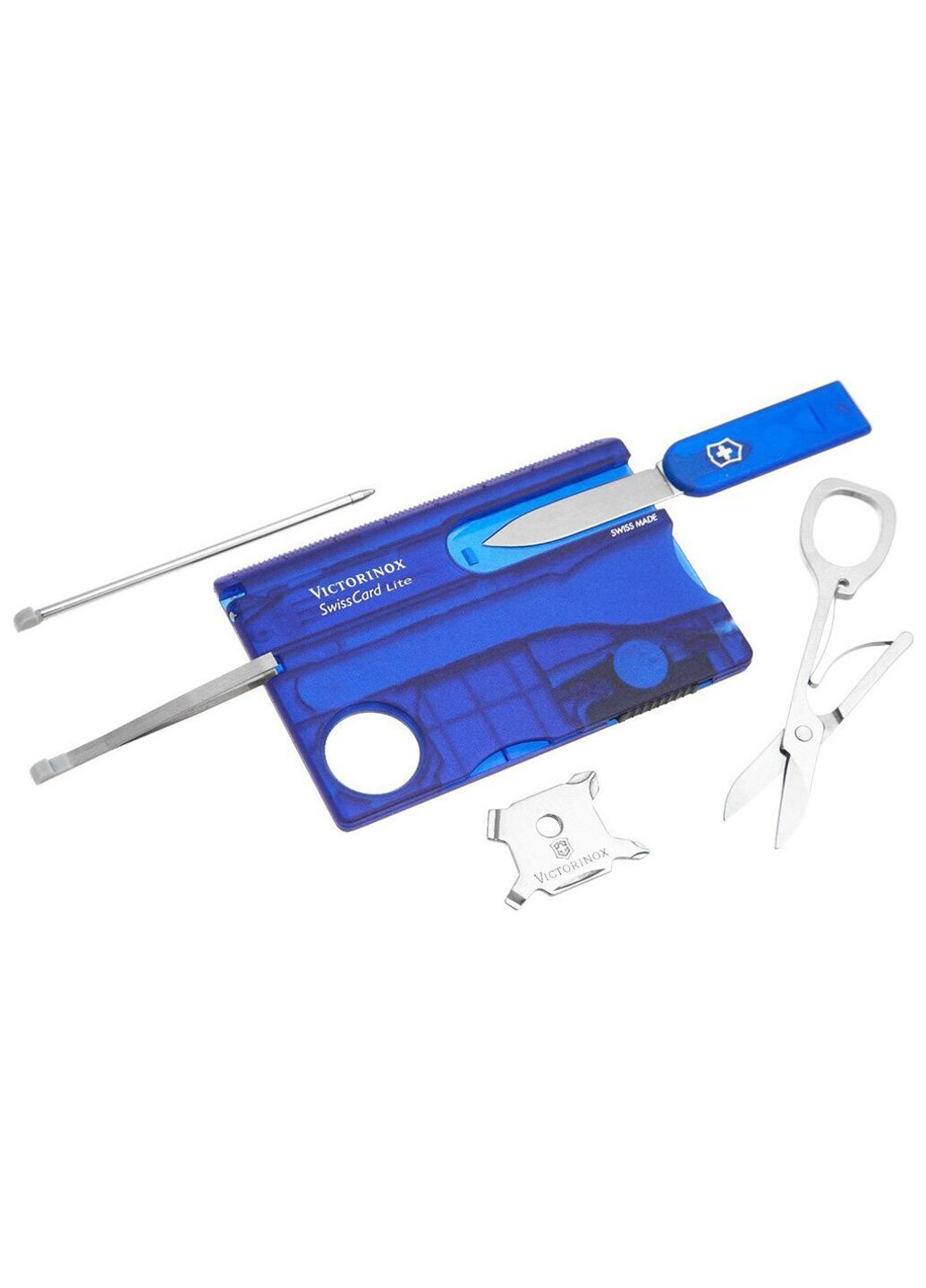 Нож SwissCard Lite Transparent Blue (0.7322.T2) Victorinox (257223092)
