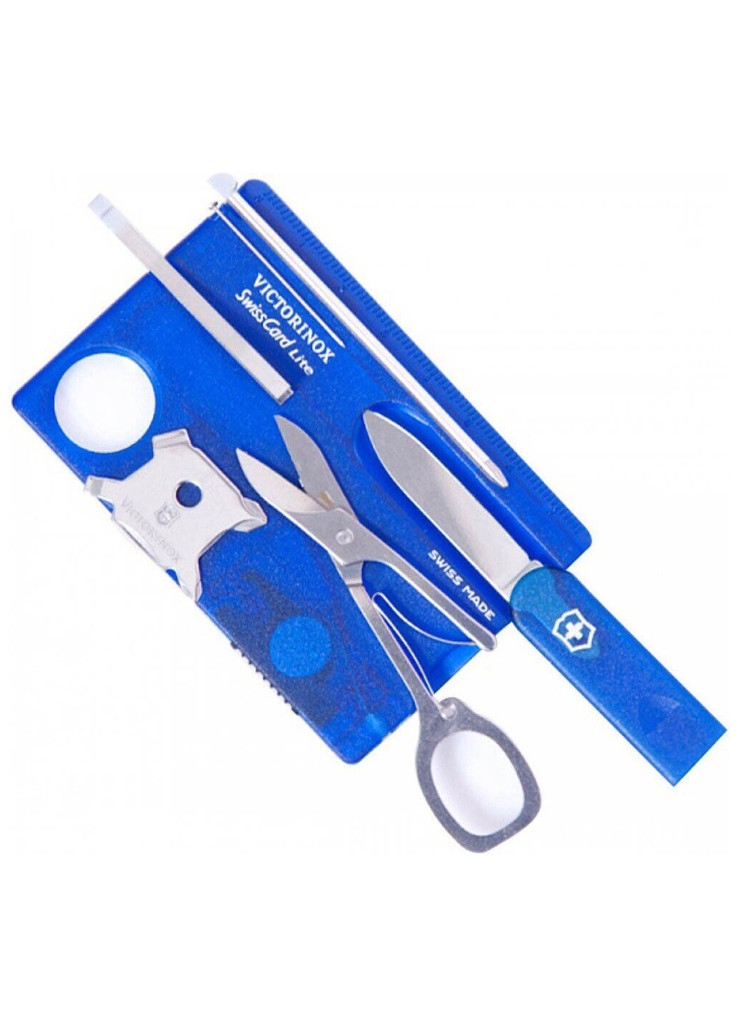 Нож SwissCard Lite Transparent Blue (0.7322.T2) Victorinox (257223092)