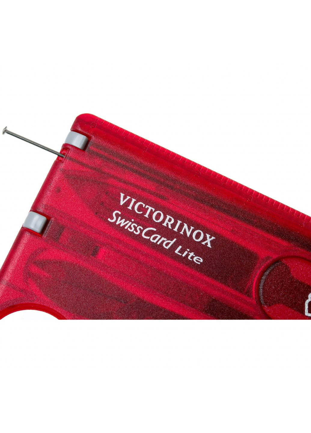 Ніж SwissCard Lite Transparent Red (0.7300.T) Victorinox (257223080)