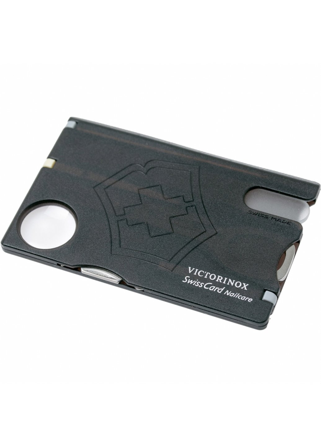 Ніж SwissCard NailCare Transparent Black (0.7240.T3) Victorinox (257224932)