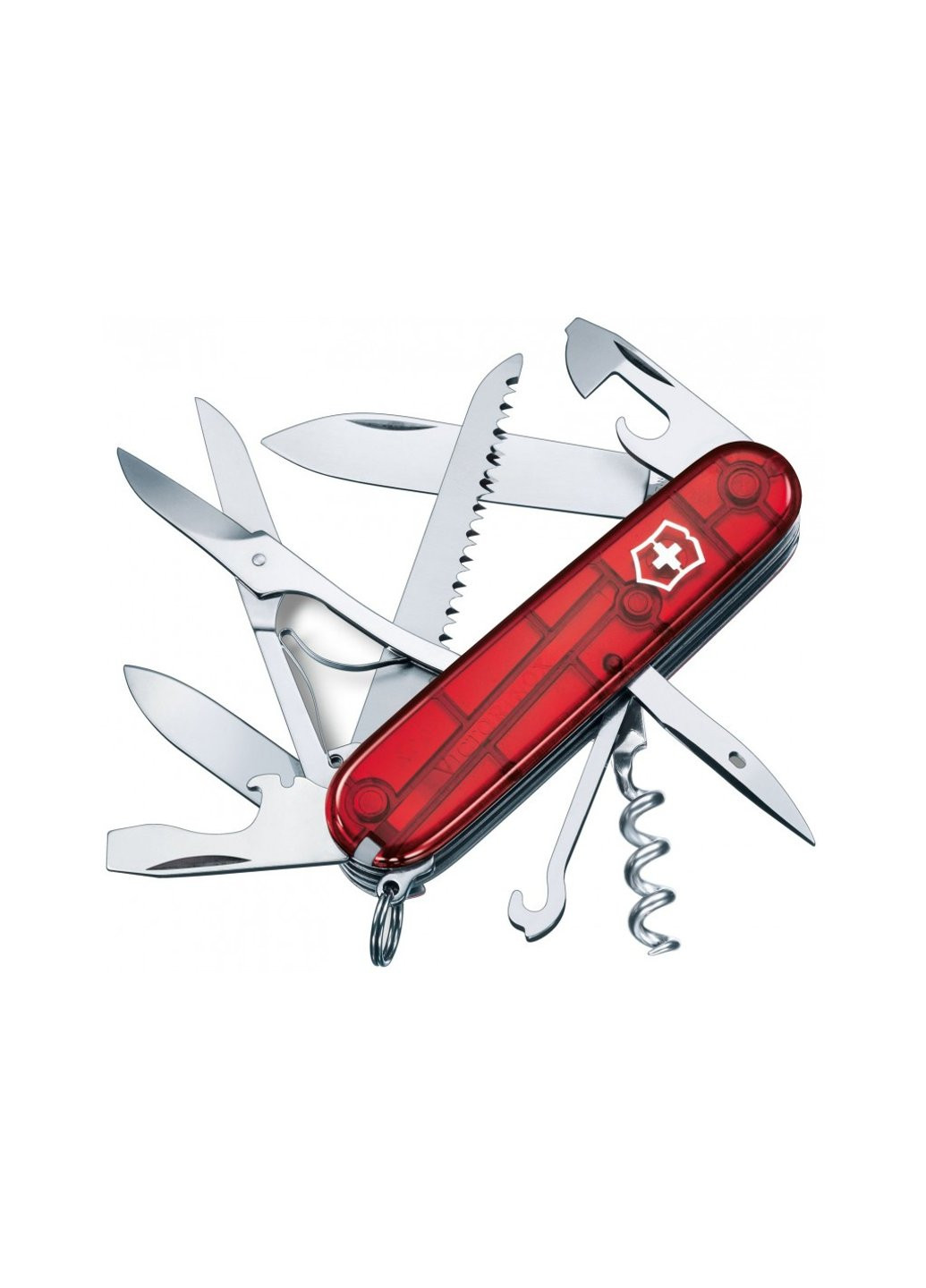 Ніж Huntsman Transparent Red Blister (1.3713.TB1) Victorinox (257223128)