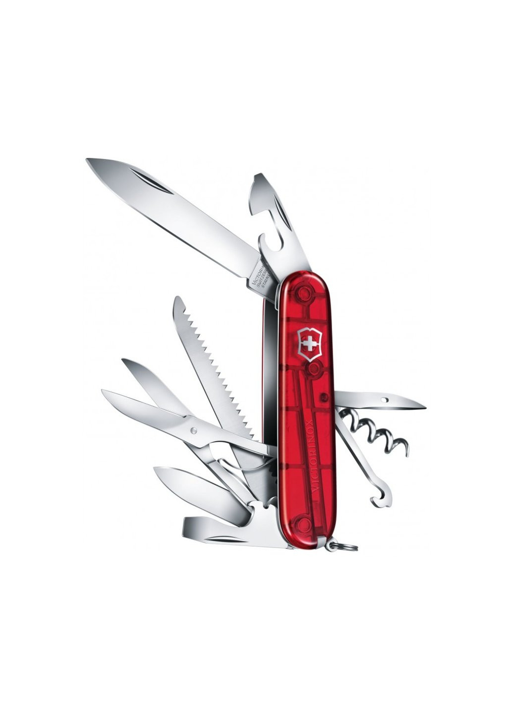 Ніж Huntsman Transparent Red Blister (1.3713.TB1) Victorinox (257223128)