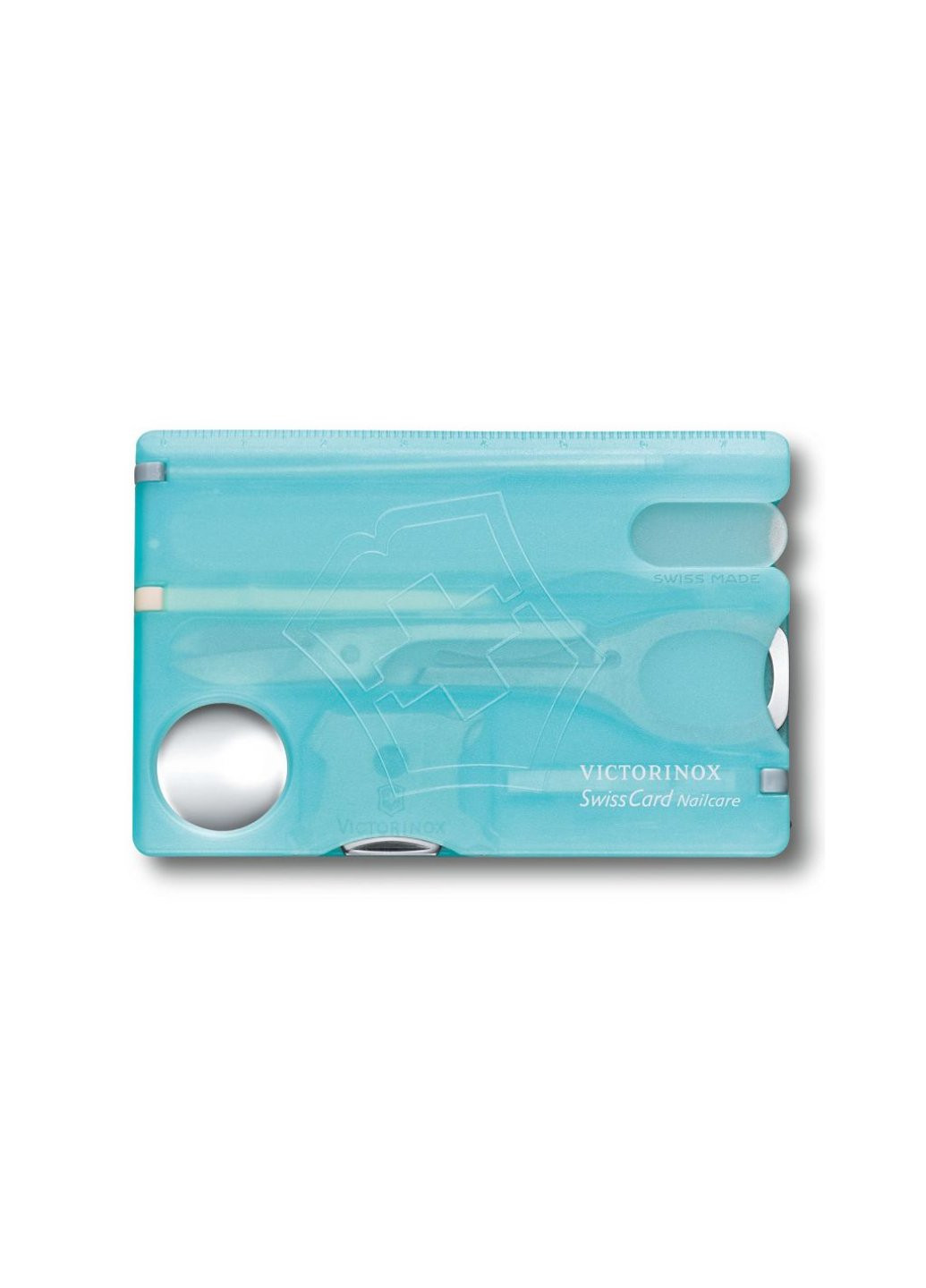 Ніж SwissCard NailCare Transparent Blue (0.7240.T21) Victorinox (257224026)