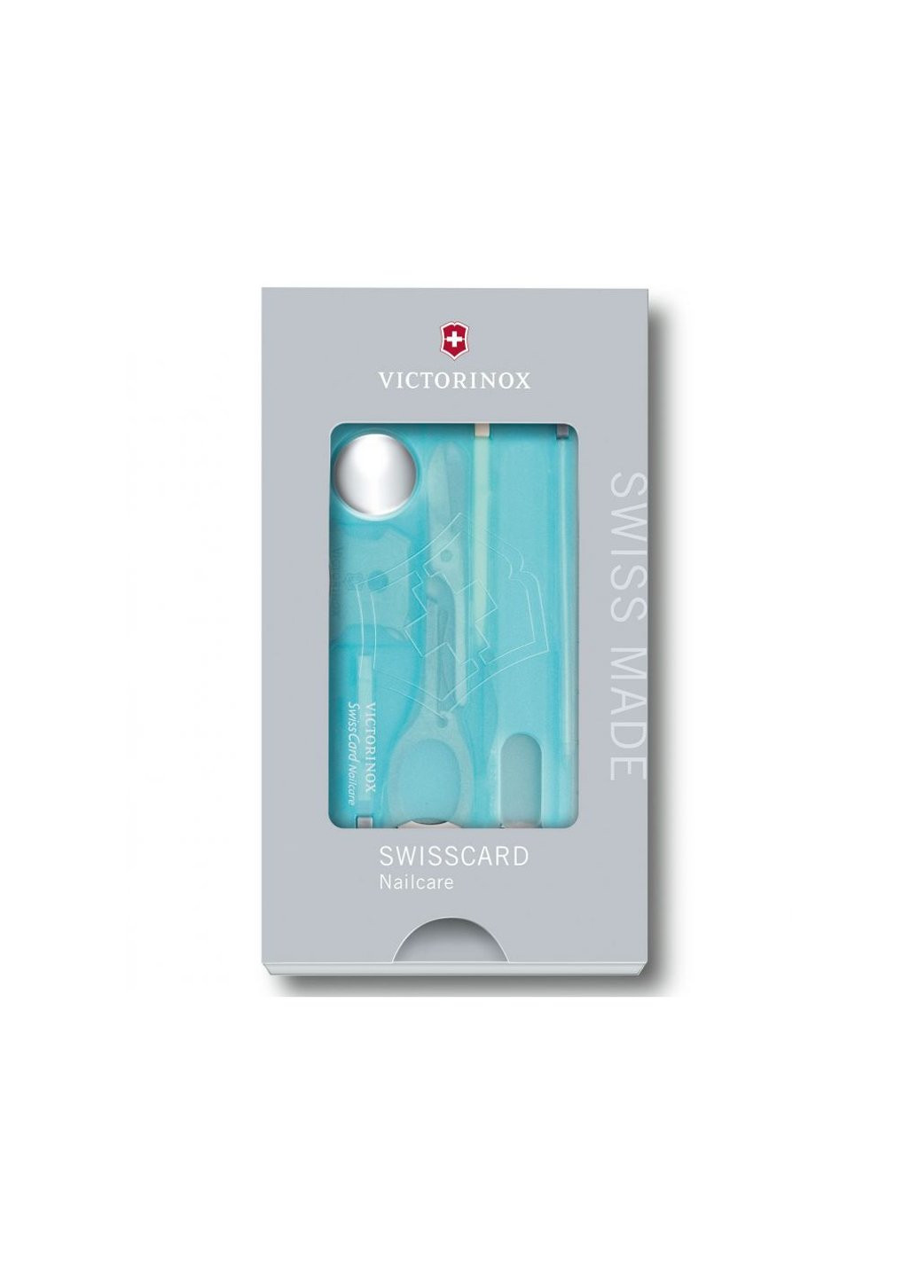 Ніж SwissCard NailCare Transparent Blue (0.7240.T21) Victorinox (257224026)