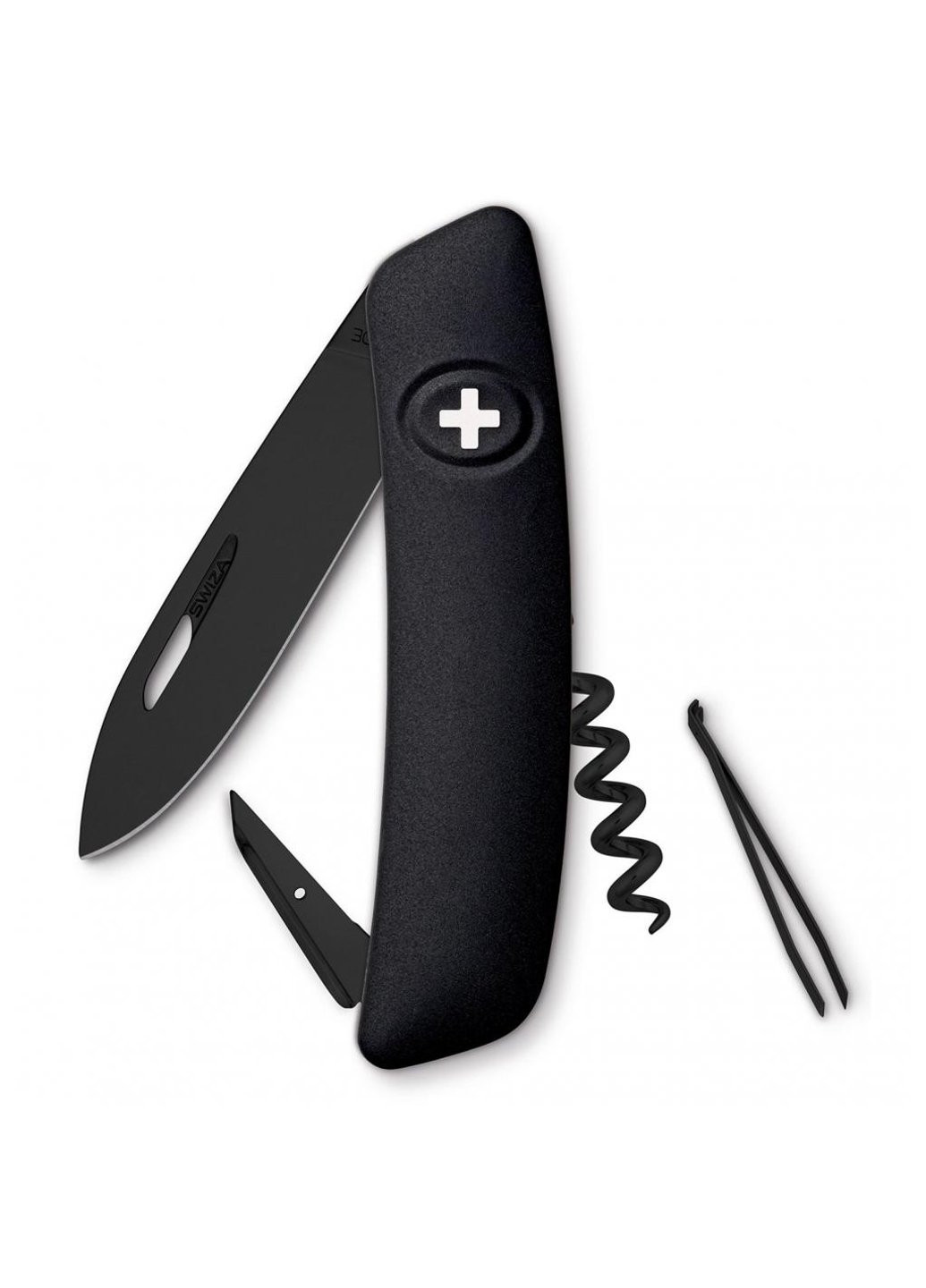 Нож D01 All Black (KNI.0013.1010) Swiza (257225177)