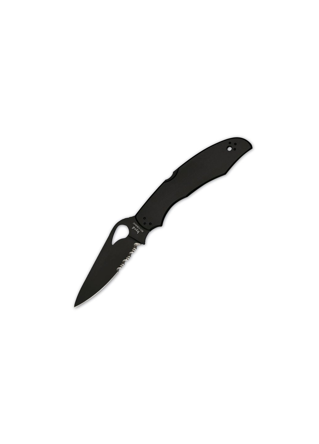 Нож Byrd Cara Cara 2 Black, полусеррейтор (BY03BKPS2) Spyderco (257223334)