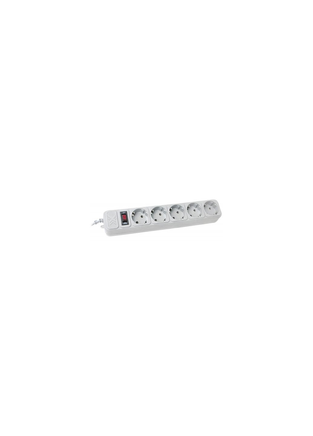 Сетевой фильтр питания SPM5-G-6G серый 1,8 м кабель, 5 розеток (SPM5-G-6G) Maxxter (257223376)