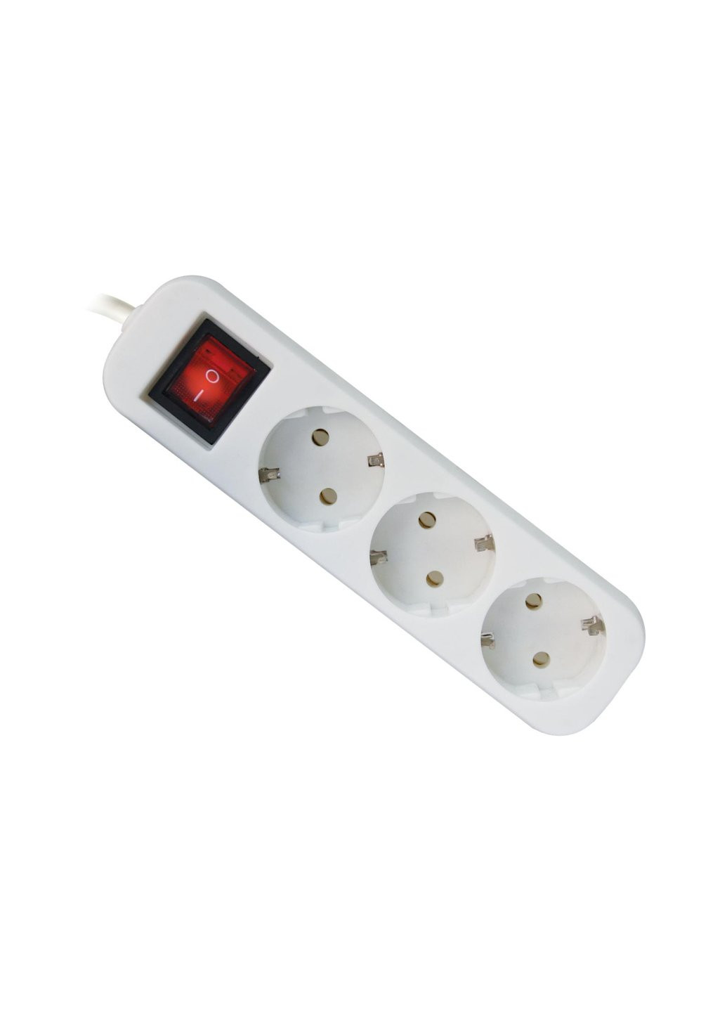 Сетевой удлинитель S318 1.8 m 3 роз switch white (99233) Defender (257223233)