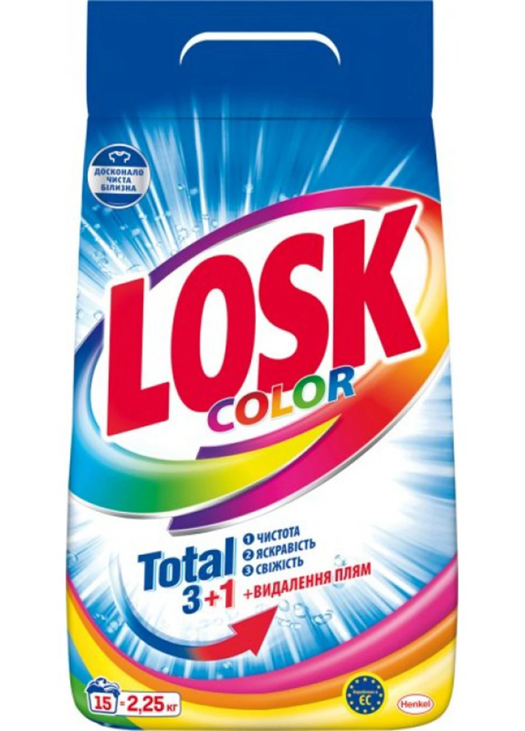 Стиральный порошок Color автомат 2.25 кг Losk (257235376)