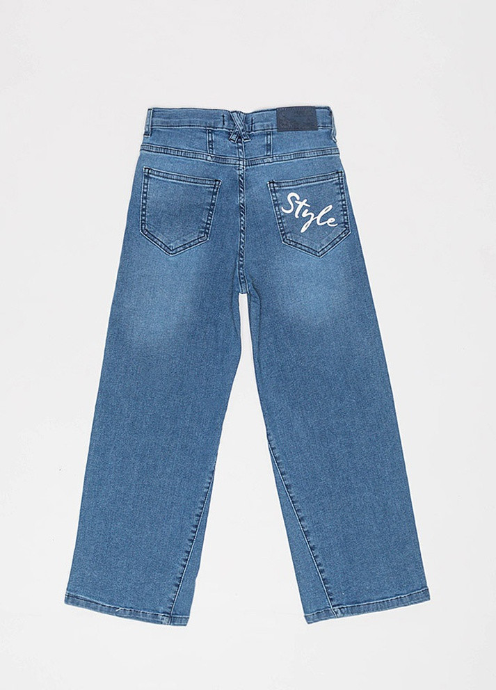 Синие демисезонные джинсы для девочки Altun