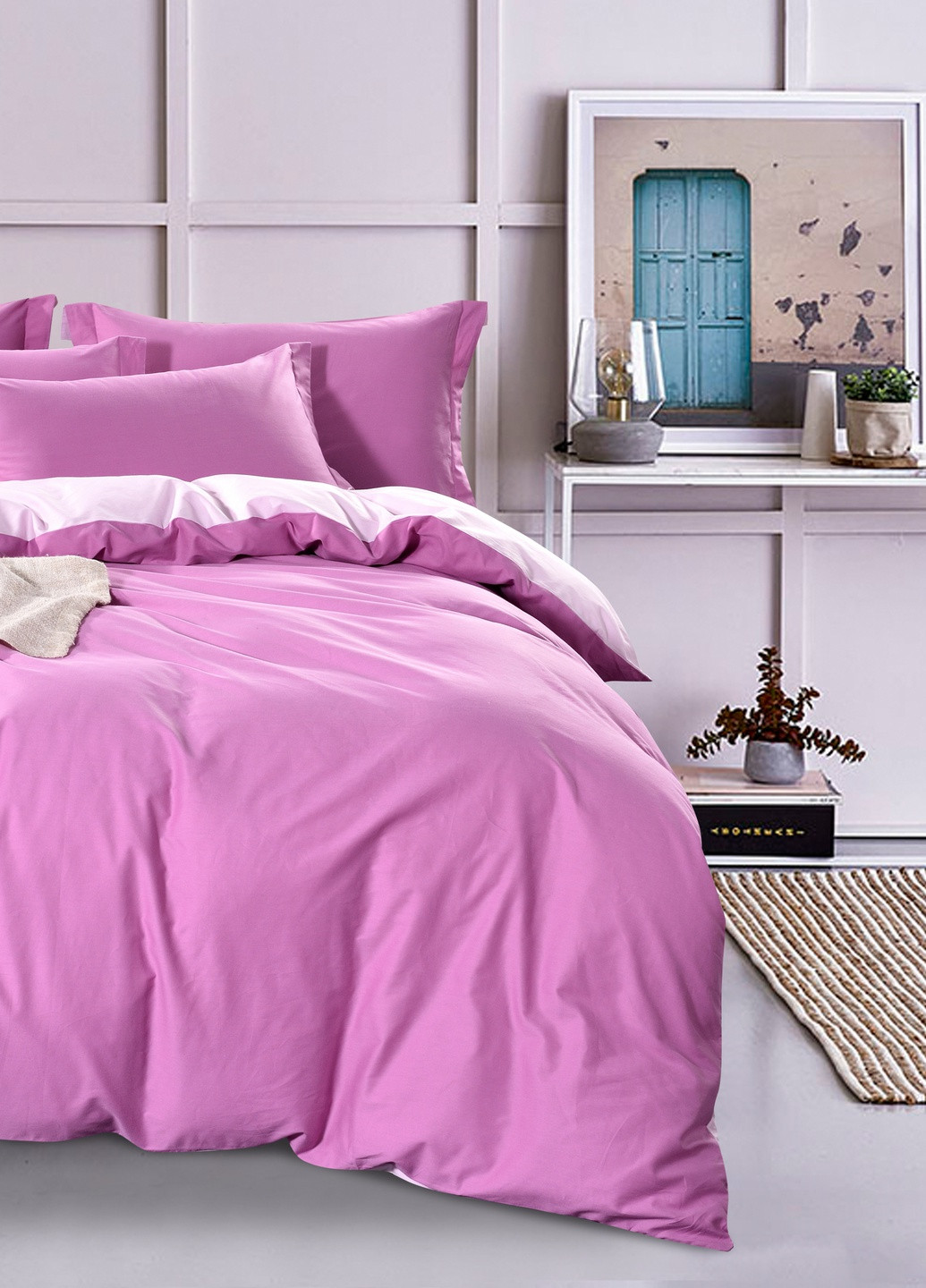 Комплект постельного белья Евро 220х220 сатин Bella Villa (257225825)