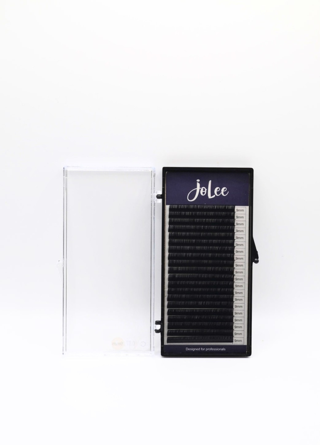 Ресницы для наращивания SUPER MINK LASH 20 линий одна длина черные, изгиб, толщина 0.07мм, длина 9мм JoLee C (257222685)