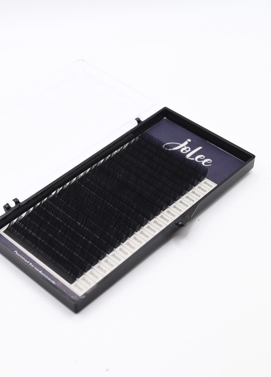 Ресницы для наращивания SUPER MINK LASH 20 линий одна длина черные, изгиб, толщина 0.07мм, длина 9мм JoLee C (257222685)