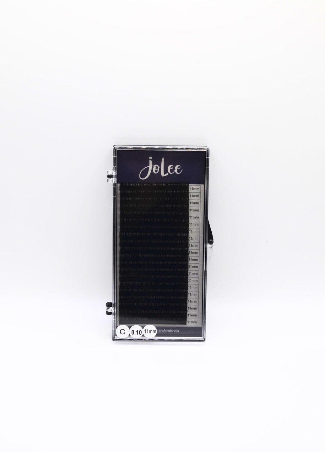 Ресницы для наращивания SUPER MINK LASH 20 линий одна длина черные, изгиб, толщина 0.10мм, длина 11мм JoLee C (257222705)
