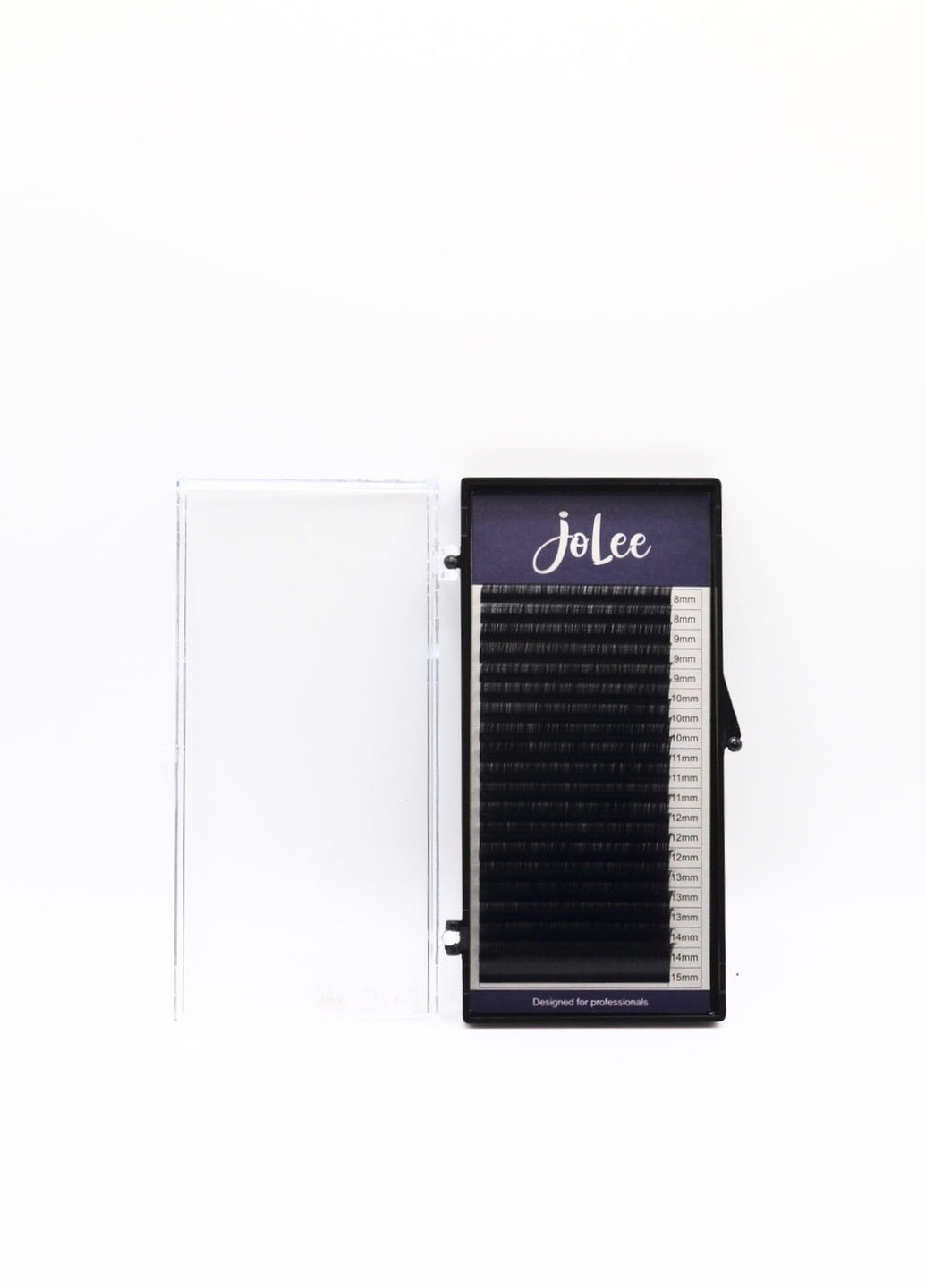 Ресницы для наращивания SUPER MINK LASH 20 линий MIX черные, изгиб, толщина 0.07мм, длина 8-15 JoLee C (257222640)