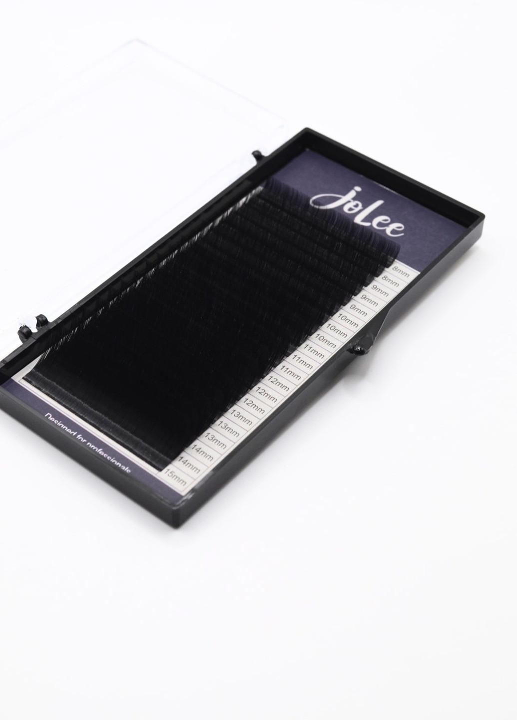 Ресницы для наращивания SUPER MINK LASH 20 линий MIX черные, изгиб, толщина 0.07мм, длина 8-15 JoLee C (257222640)