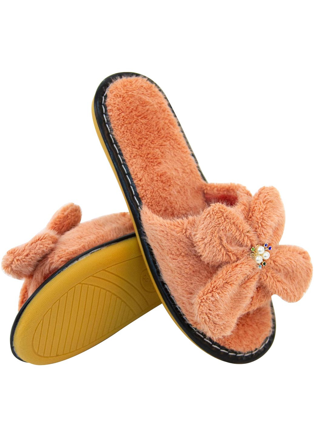 Персиковые тапочки Sports