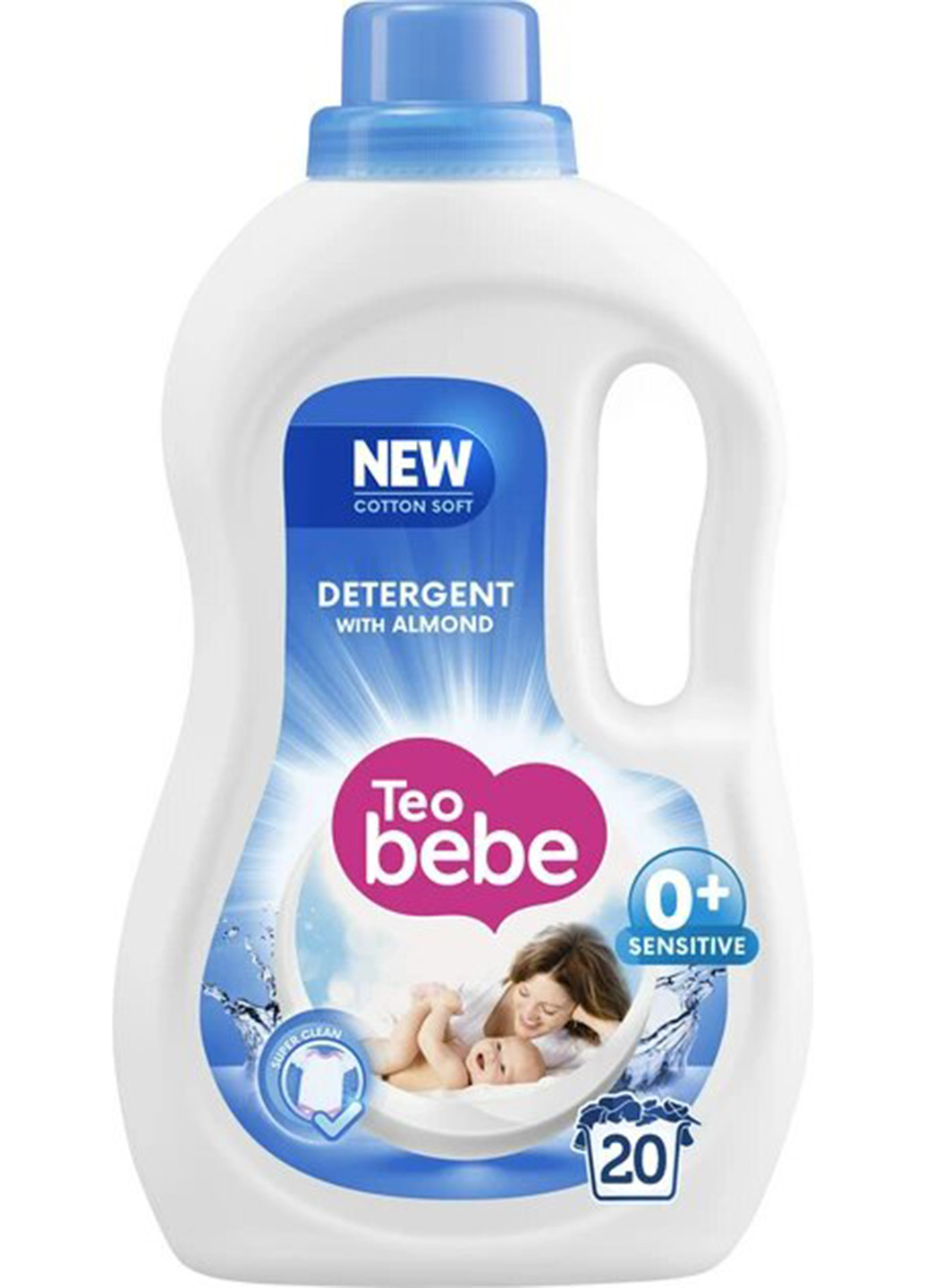 Гель для прання ТЕО bebe Cotton Soft Almond 1.1 л Teo Bebe (257235393)