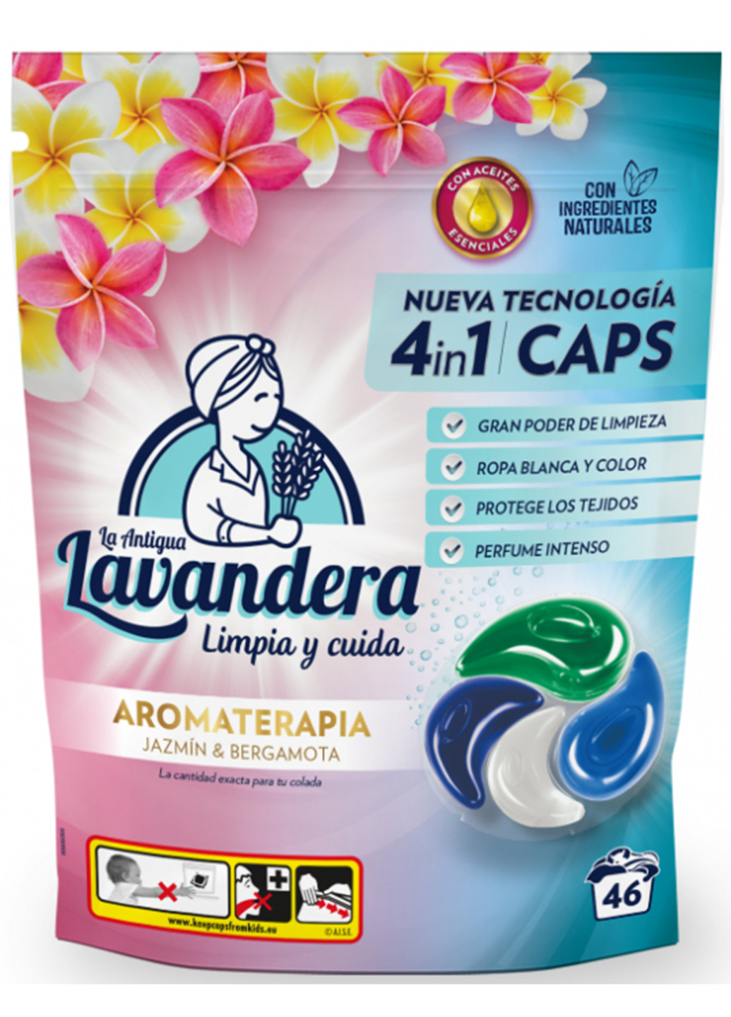 Капсули для прання Lavandera Aromaterapia, 46 шт La Antigua Lavandera (257235408)