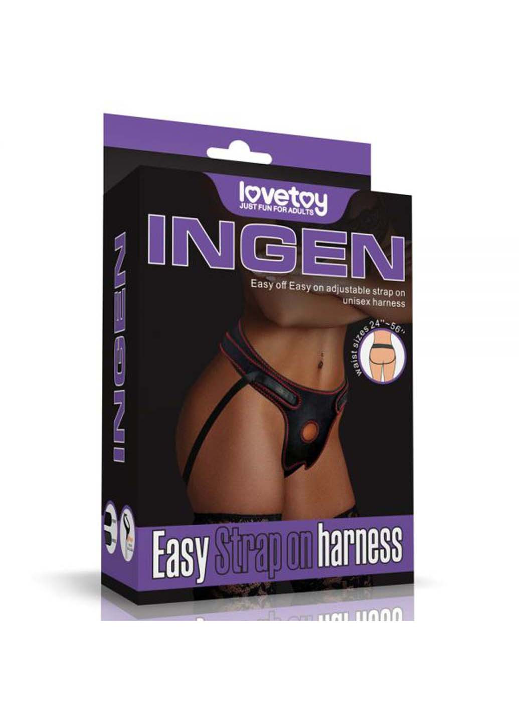Трусики для кріплення страпону на ремінцях Easy Strap on Harness Lovetoy (257235889)