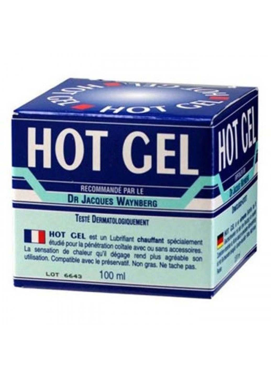 Разогревающий гель смазка Hot Gel 100мл Lubrix (257235506)