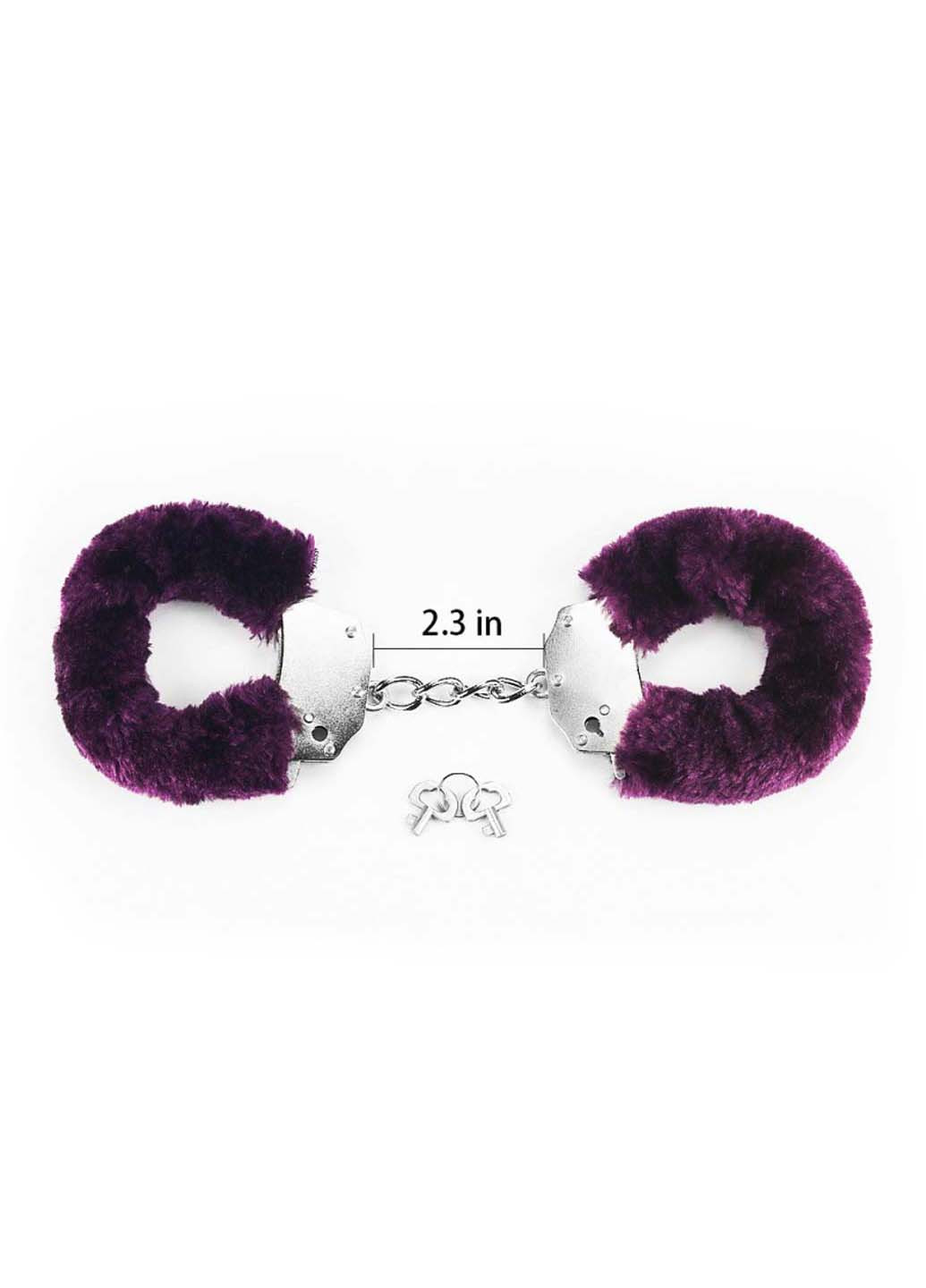 Металеві наручники з хутром Fetish Pleasure Fluffy Handcuffs Lovetoy (257235817)