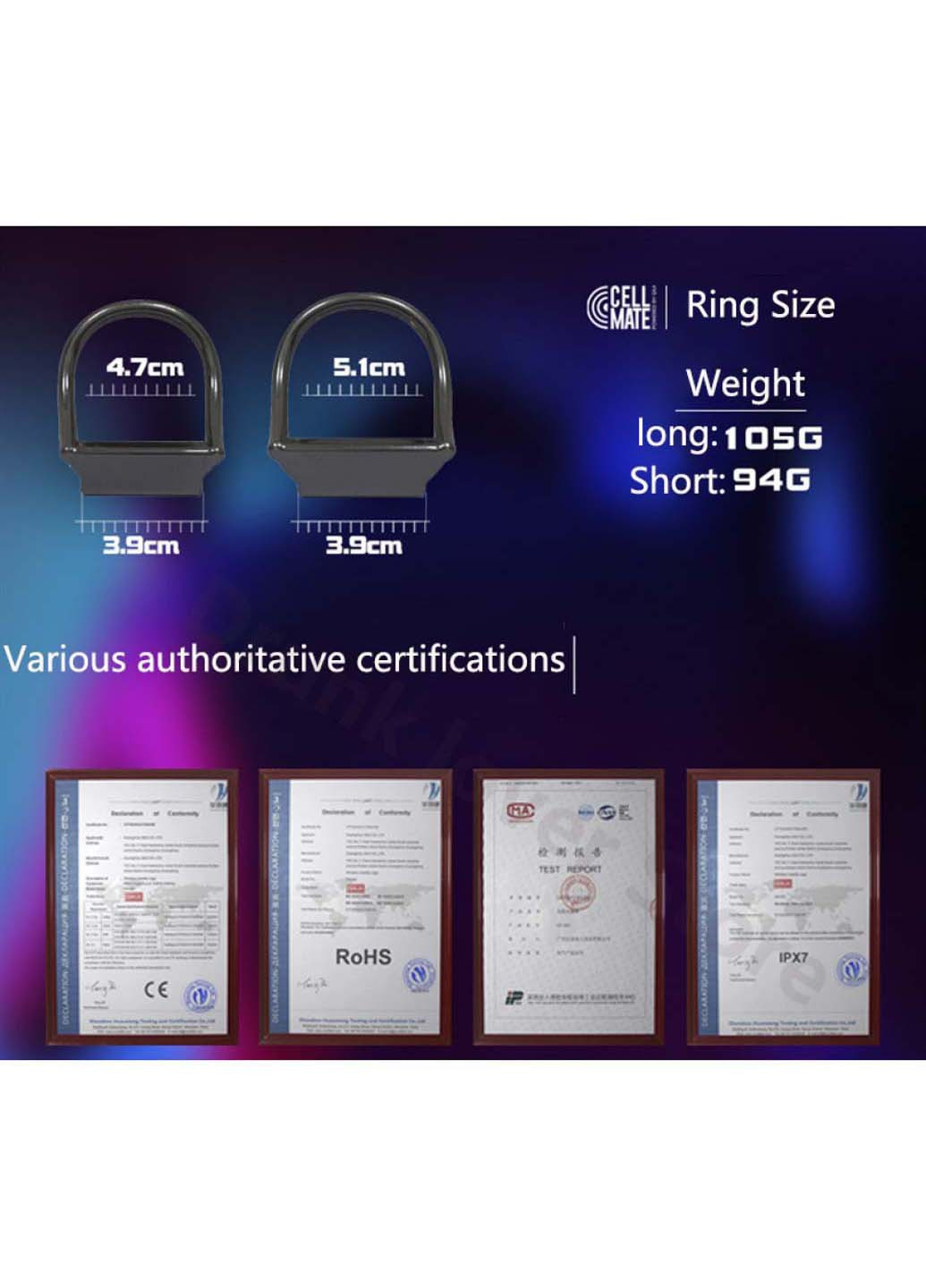 Електронний пояс вірності Cell Mate керований смартфоном Short size Bdsm4u (257235930)