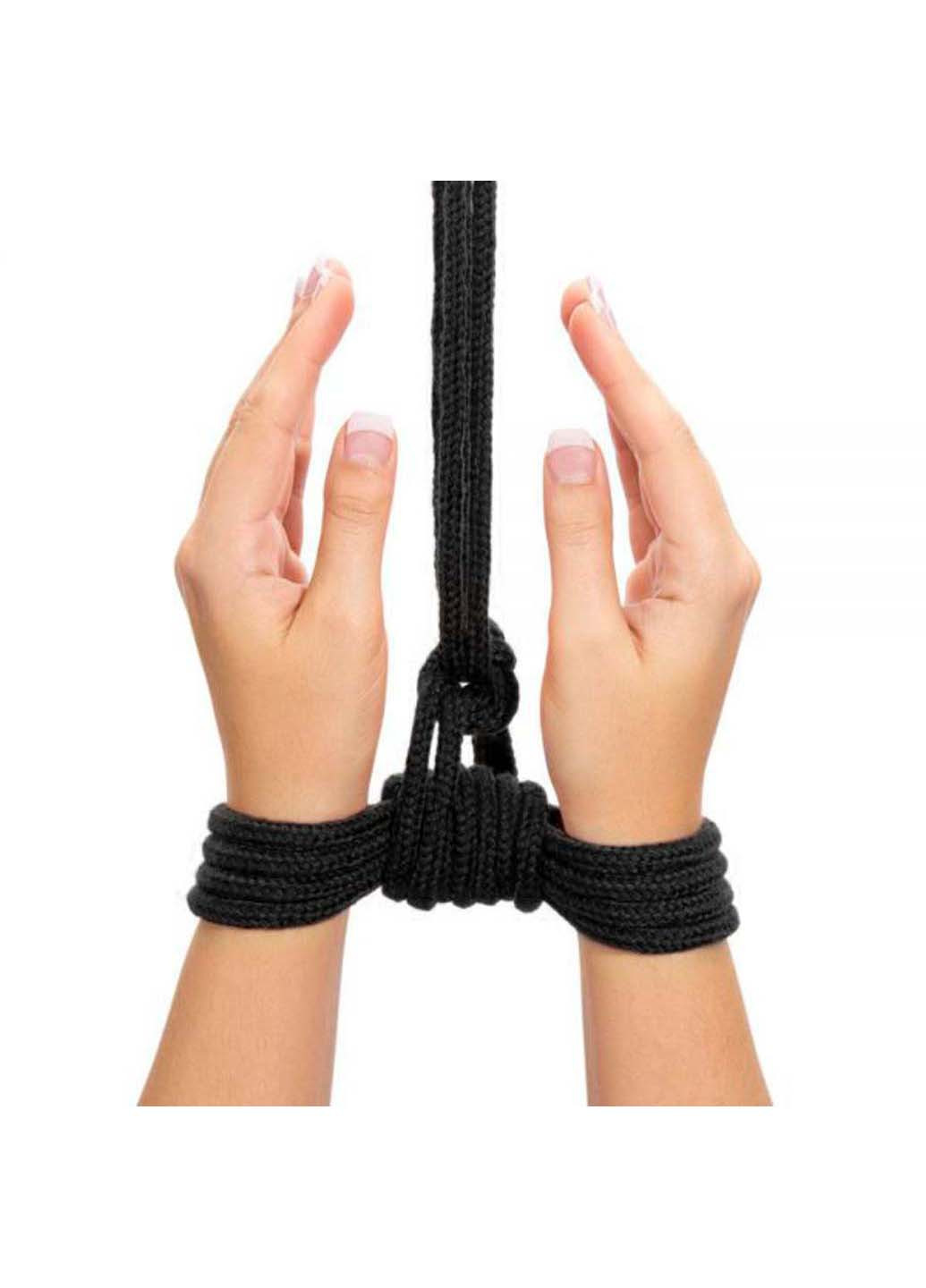 Черная веревка для связывания Fetish Bondage Rope, 10 метров Lovetoy (257235827)
