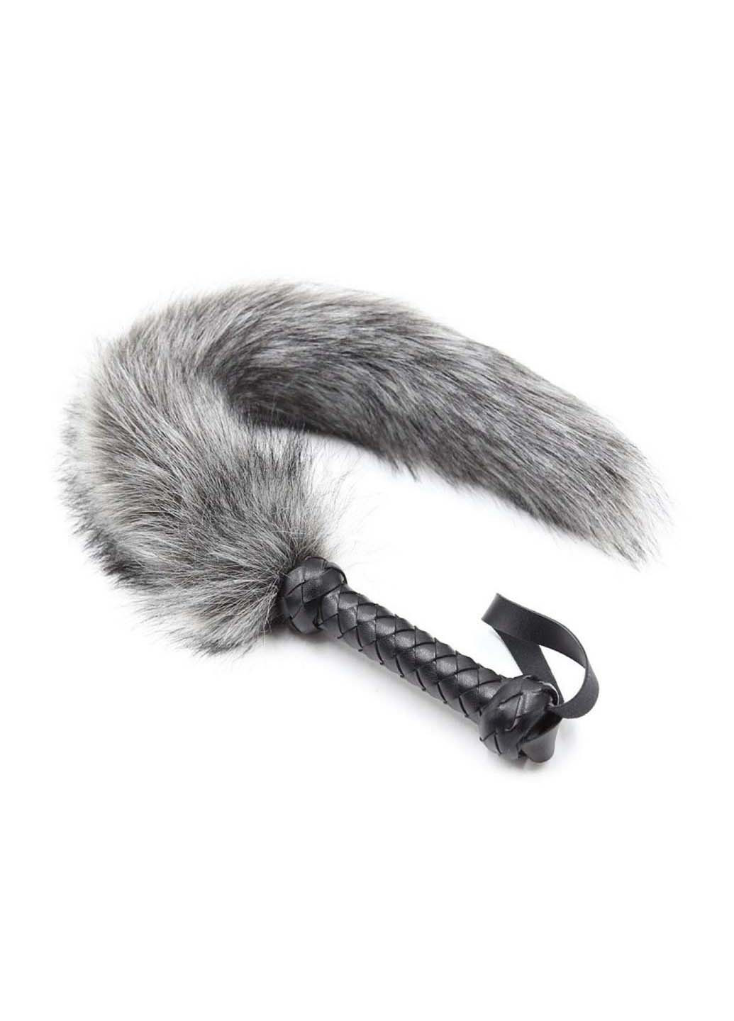 Меховой хвост лисицы с рукояткой Fox Tail Whips Bdsm4u (257235922)